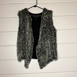 Nanette Lepore Faux Fur Vest SZ Medium